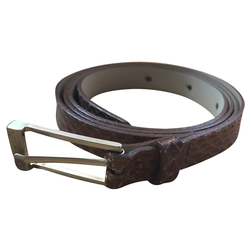 Hugo Boss Belt Leather in Brown
