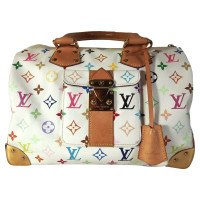 Louis Vuitton Speedy 30 aus Canvas in Weiß