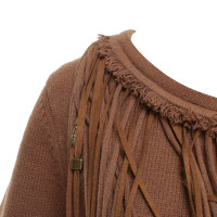 Elisabetta Franchi Knit dress in brown