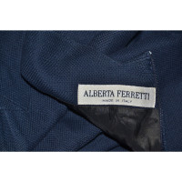 Alberta Ferretti Vestito in Cotone in Blu