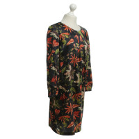 L'autre Chose Silk dress with floral print