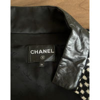 Chanel Jacke/Mantel in Schwarz