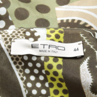 Etro Seidenkleid mit Muster