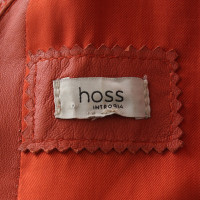 Hoss Intropia Leather dress in orange