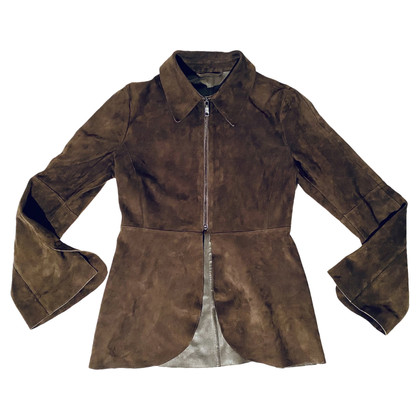 Sportmax Jacket/Coat Suede in Brown