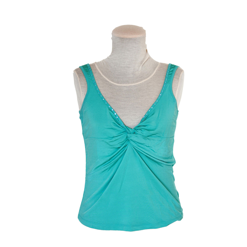 Max & Co Top Jersey in Turquoise
