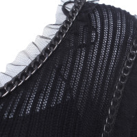 Philosophy Di Alberta Ferretti Black knit dress with details