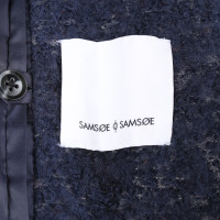 Samsøe & Samsøe Veste/Manteau en Bleu