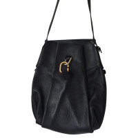 Delvaux Shoulder bag Leather in Black