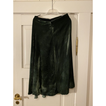 Unttld Skirt Silk in Green