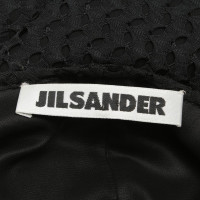 Jil Sander Black dress with hole pattern