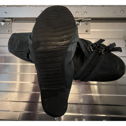 Kennel & Schmenger Slippers/Ballerinas Leather in Petrol
