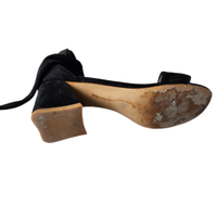 Fabienne Chapot Sandalen aus Wildleder in Schwarz