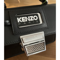 Kenzo Handtasche aus Leder in Schwarz