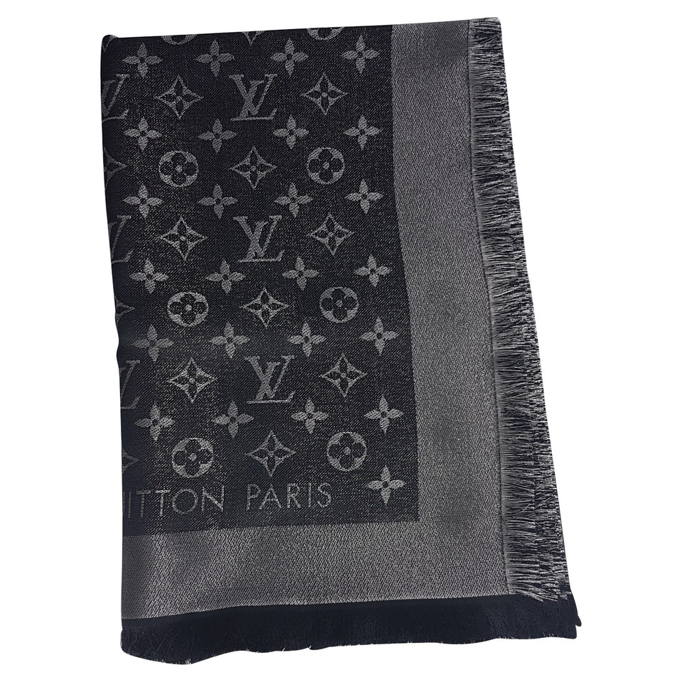 Louis Vuitton Monogram Shine cloth in black / silver - Buy Second hand Louis Vuitton Monogram ...