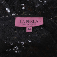 La Perla Sequin top in black