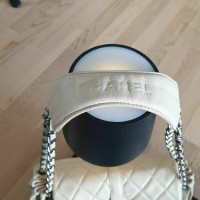 Chanel Flap Bag aus Leder in Creme