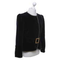 Yves Saint Laurent Jacket/Coat in Black