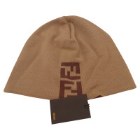 Fendi Hat/Cap Wool in Brown