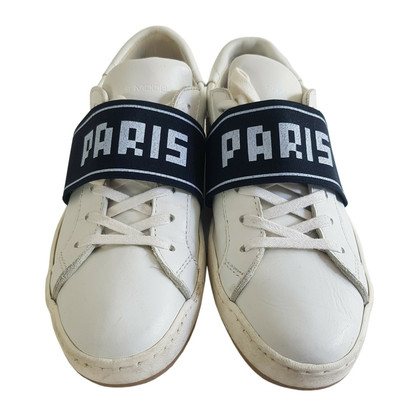 Philippe Model Sneakers Leer in Wit