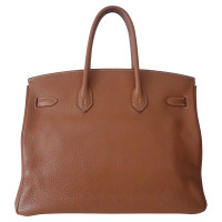 Hermès Birkin Bag 35 en Cuir en Doré