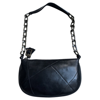 Max Mara Handbag Leather in Black