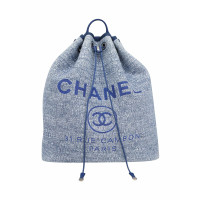 Chanel Sac de voyage en Toile en Bleu