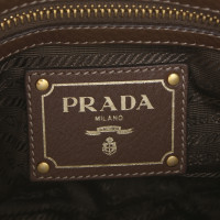 Prada Sac à main de textile / cuir