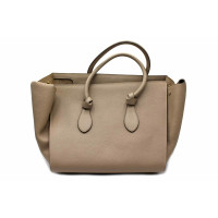 Céline With Knots Tote Leather in Brown