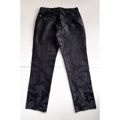 Gianni Versace Hose aus Baumwolle in Schwarz
