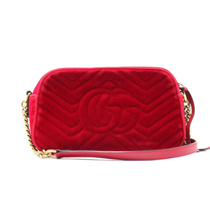 Gucci Marmont Camera Bag in Rot