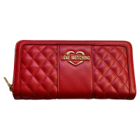 Moschino Love Bag/Purse Leather in Red