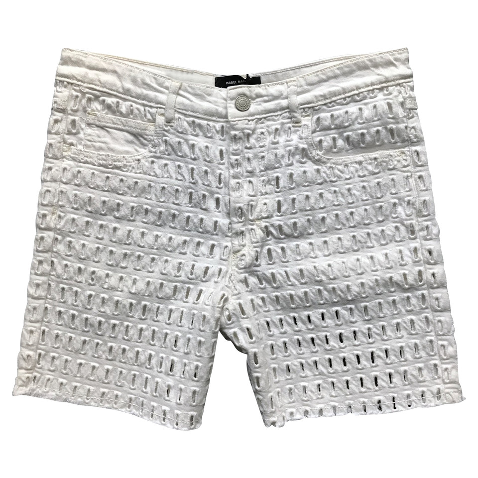 Isabel Marant Shorts aus Baumwolle in Weiß