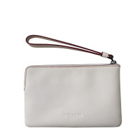 Coach Clutch en Cuir en Blanc