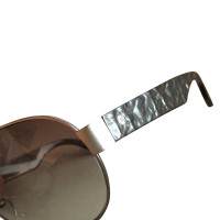 Alexander McQueen Occhiali da sole in grigio argento