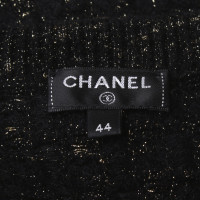 Chanel Abito in maglia nero / oro