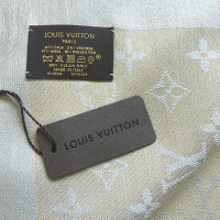 Louis Vuitton Echarpe/Foulard en Soie en Beige