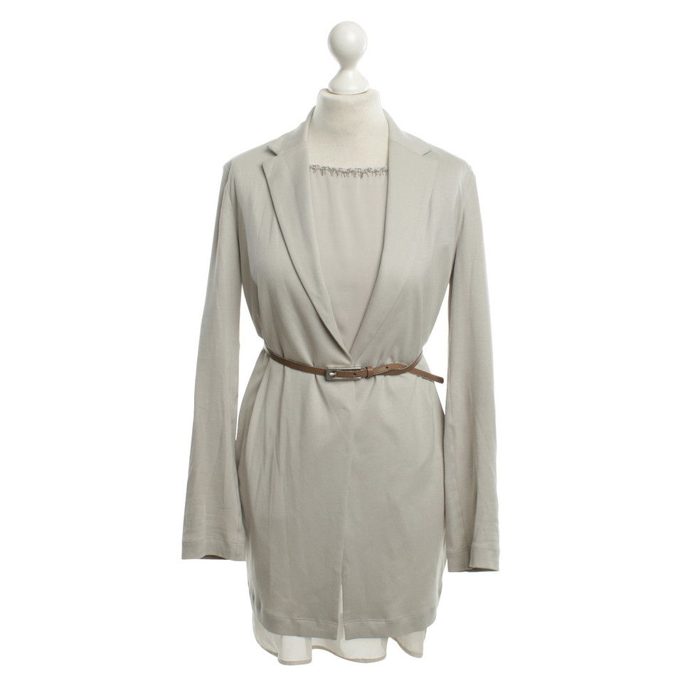 Fabiana Filippi Blazer mit Bluse in Grau