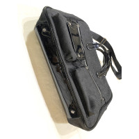 Ferre Reisetasche aus Canvas in Schwarz