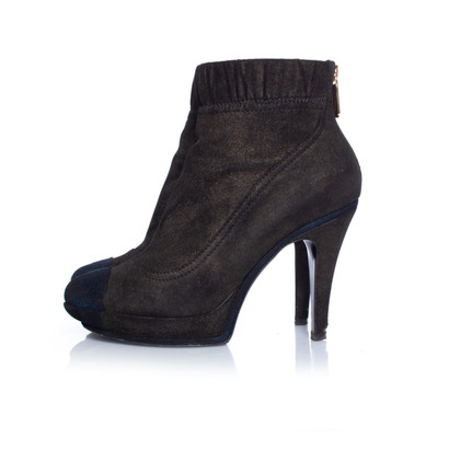 Chanel Ankle boots Suede in Brown