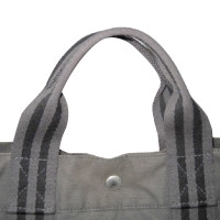 Hermès Shopper aus Jeansstoff in Grau