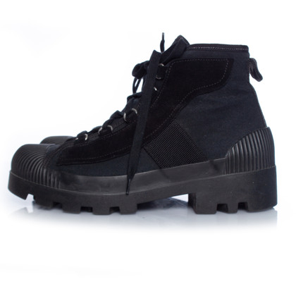 Acne Ankle boots Canvas in Black