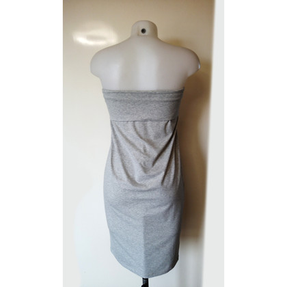 Max Mara Kleid aus Baumwolle in Grau