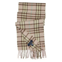 Burberry 100% Cashmere Check Sjaal
