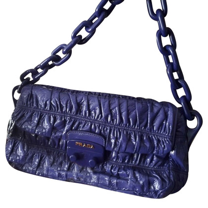 Prada Handbag Patent leather in Violet
