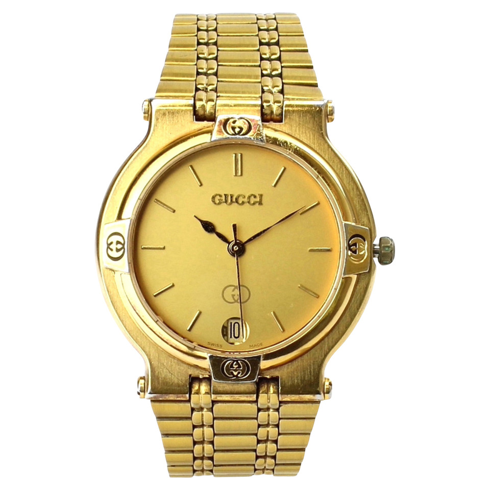 Gucci Horloge Staal in Goud