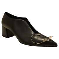 Coliac Pumps/Peeptoes Leather in Black