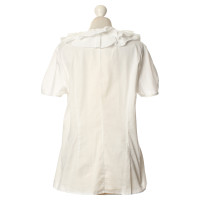 Van Laack White blouse with Ruffles