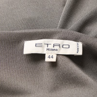 Etro Kleid aus Viskose in Khaki