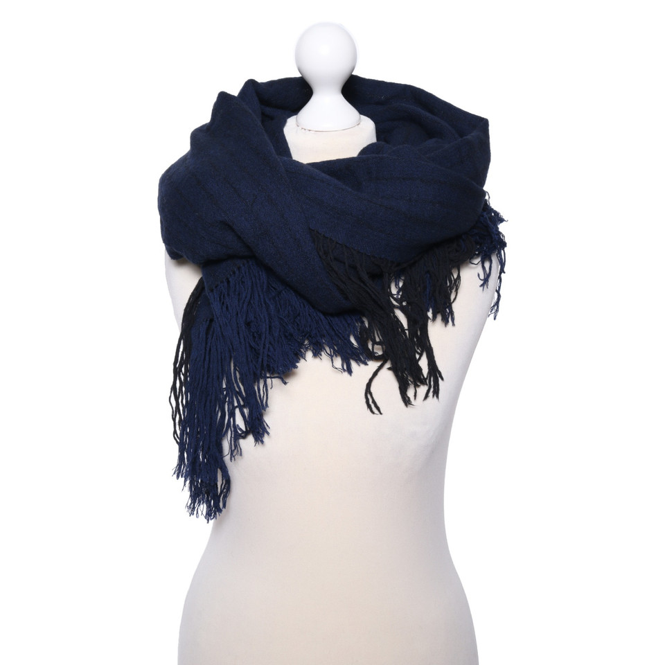 Balmain Schal/Tuch aus Wolle in Blau